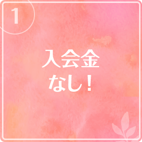 入会金なし